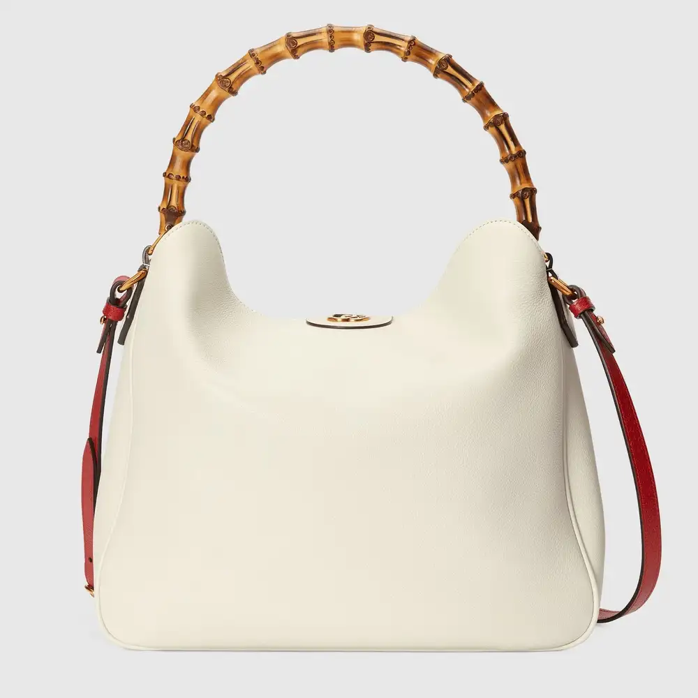 Gucci Diana large shoulder bag White leather