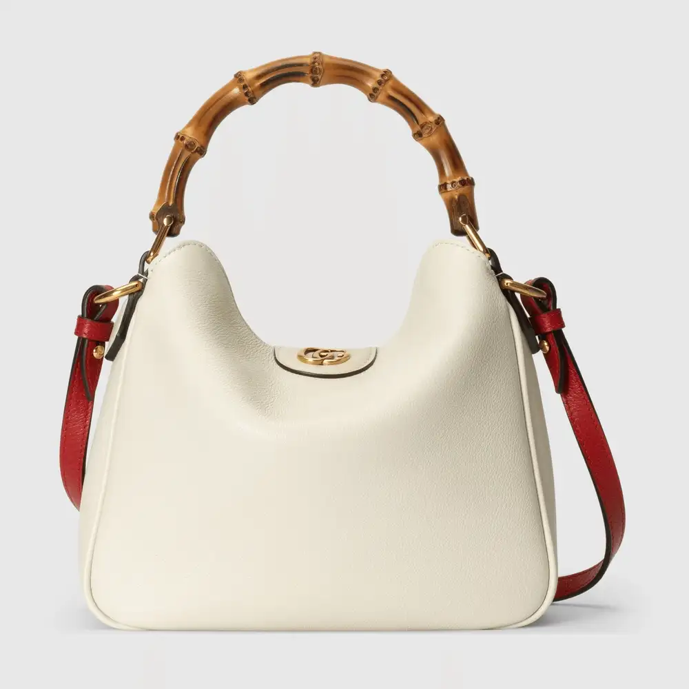 Gucci Diana small shoulder bag White leather