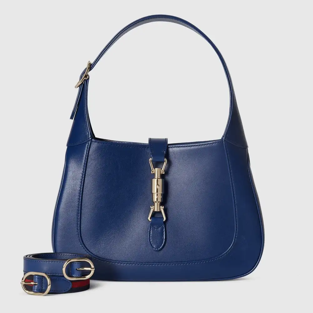 Gucci Jackie 1961 medium bag Blue leather