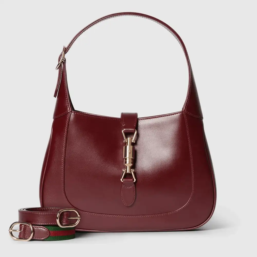 Gucci Jackie 1961 medium bag Gucci Rosso Ancora Leather