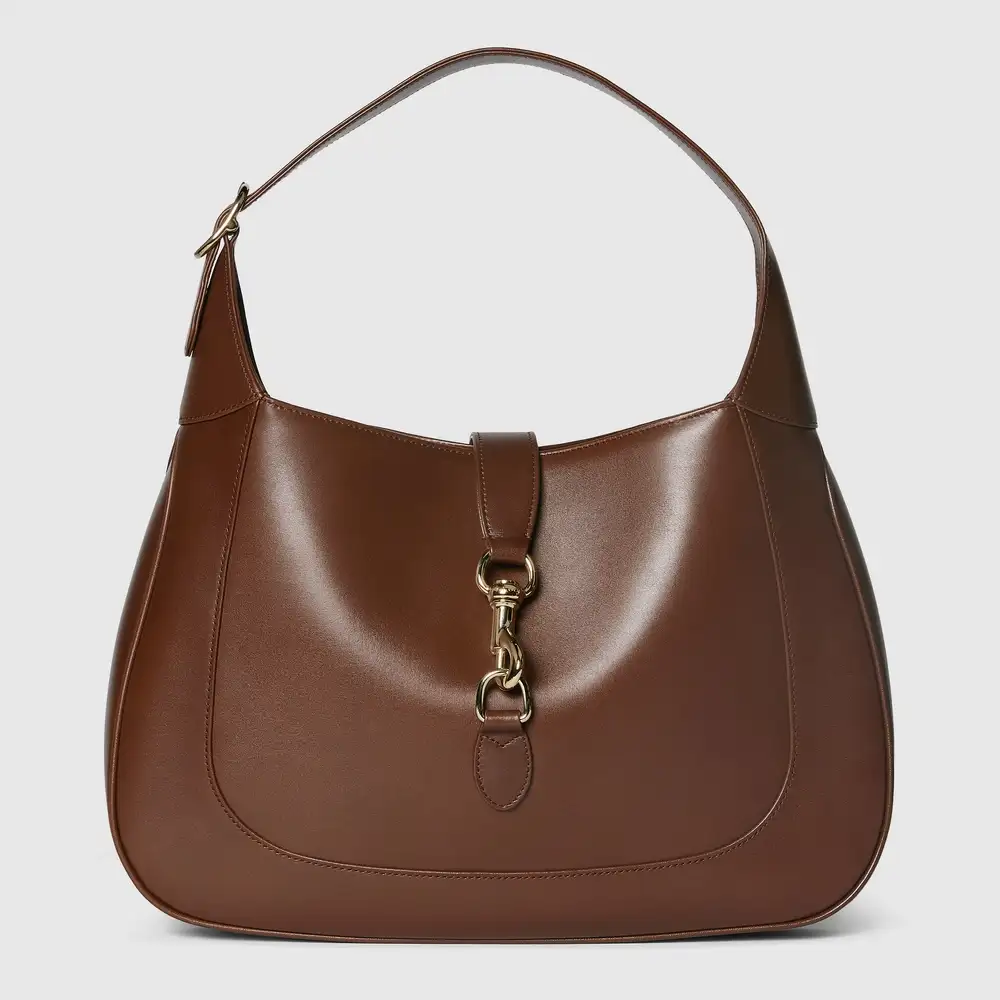 Gucci Jackie large bag Brown leather