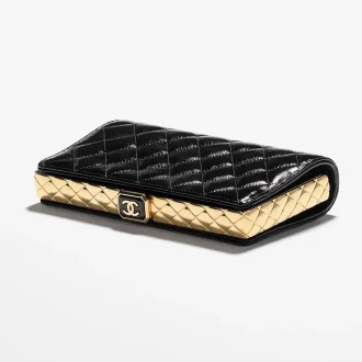 Chanel clutch grained patent calfskin AS5364B2118694305
