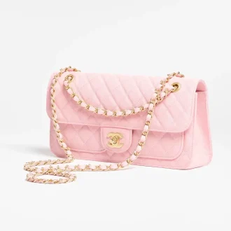 Chanel flap bag grained shiny calfskin gold tone metal AS5694B21407U2360 #2