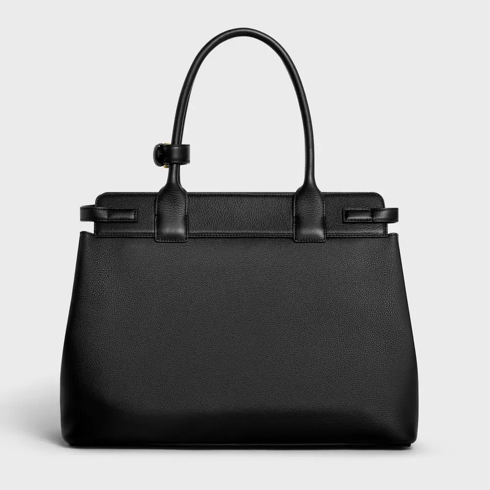 Celine Conti Bag In Supple Grained Calfskin Black Interior pockets