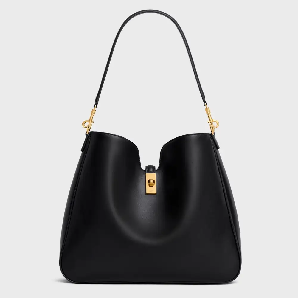 Celine Medium Camille 16 Soft Bag In Smooth Calfskin Black