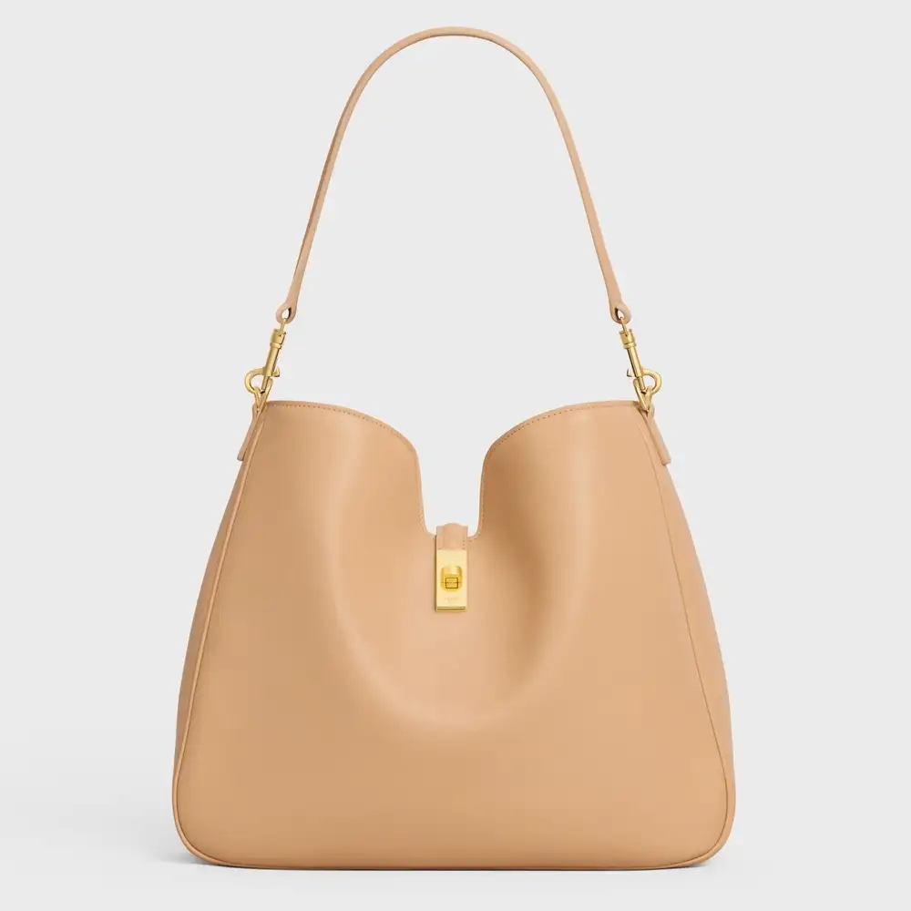 Celine Medium Camille 16 Soft Bag In Smooth Calfskin Light Sand