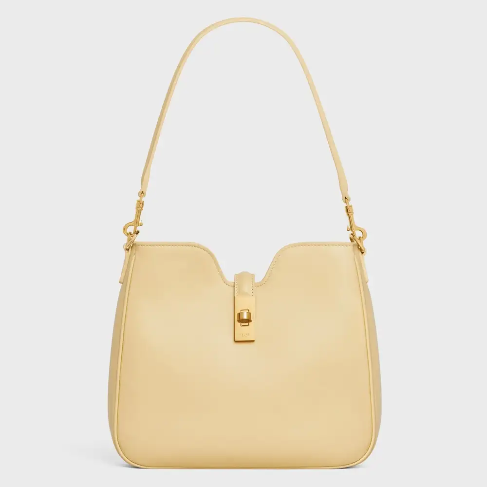 Celine Small Camille 16 Soft Bag In Smooth Calfskin Spring Yellow