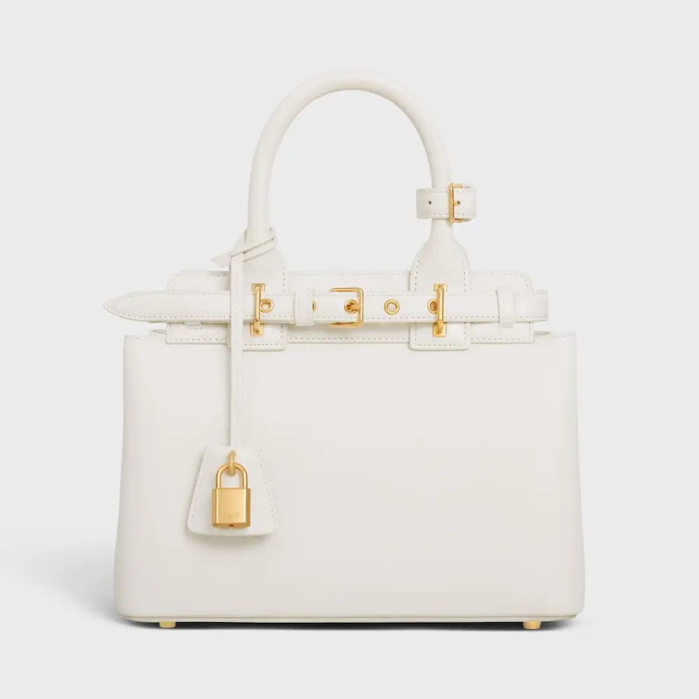 Celine teen celine conti bag in supple grained calfskin 114543EZJ.01BC