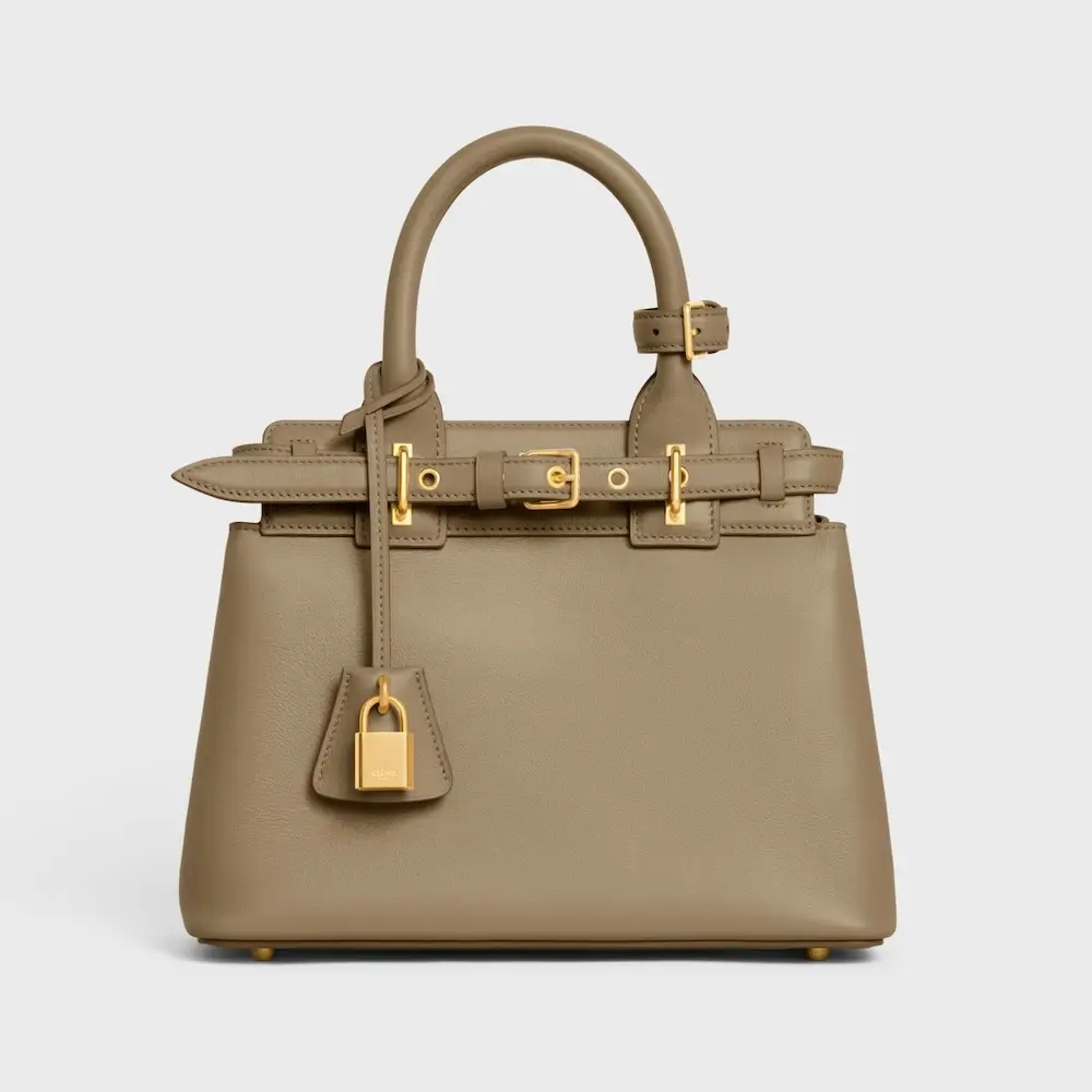 Celine teen celine conti bag in supple grained calfskin 114543EZJ.18BS