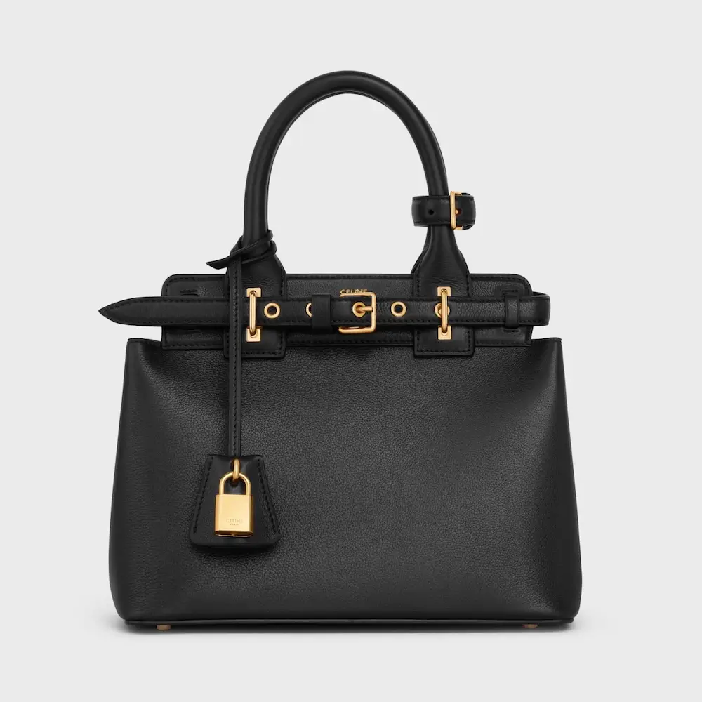 Celine teen celine conti bag in supple grained calfskin 114543EZJ.38NO