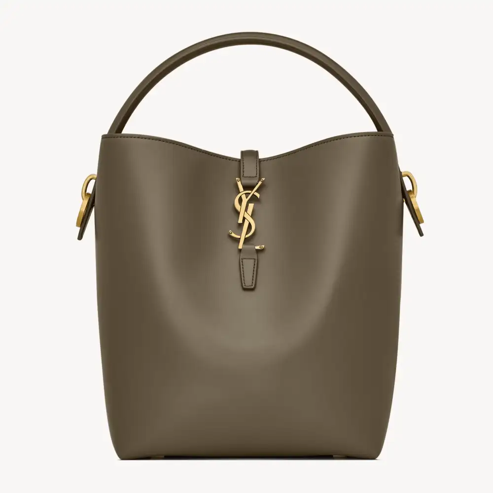 Saint Laurent Le 37 In Shiny Leather Deep Musk