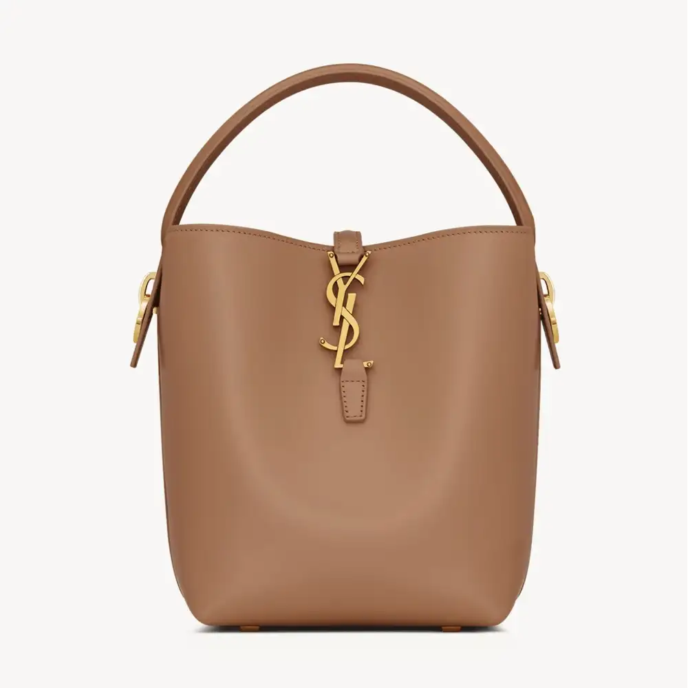 Saint Laurent Le 37 Small In Shiny Leather Fox