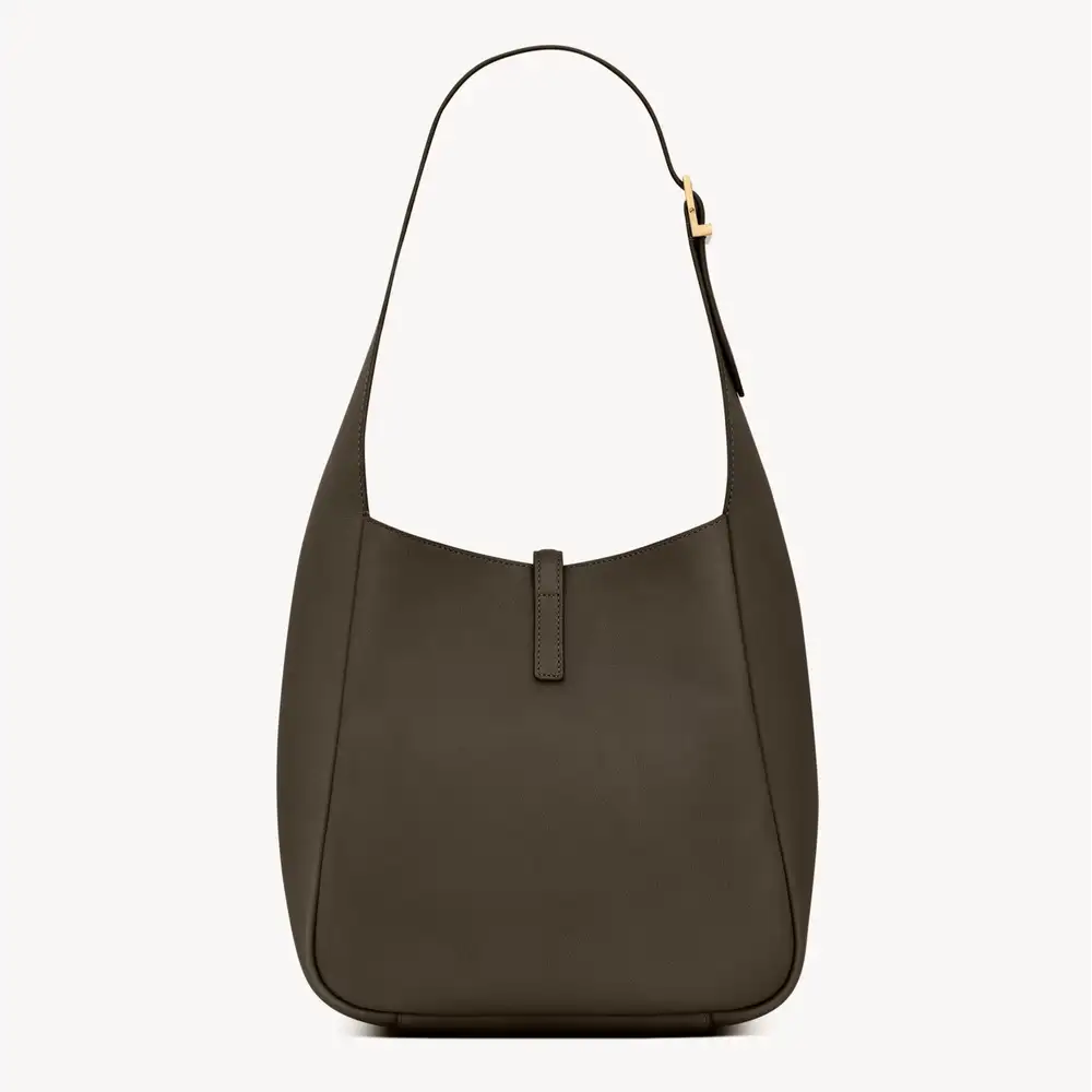 Saint Laurent Le 5 À 7 Supple Large In Grained Leather Black Interior pockets 2