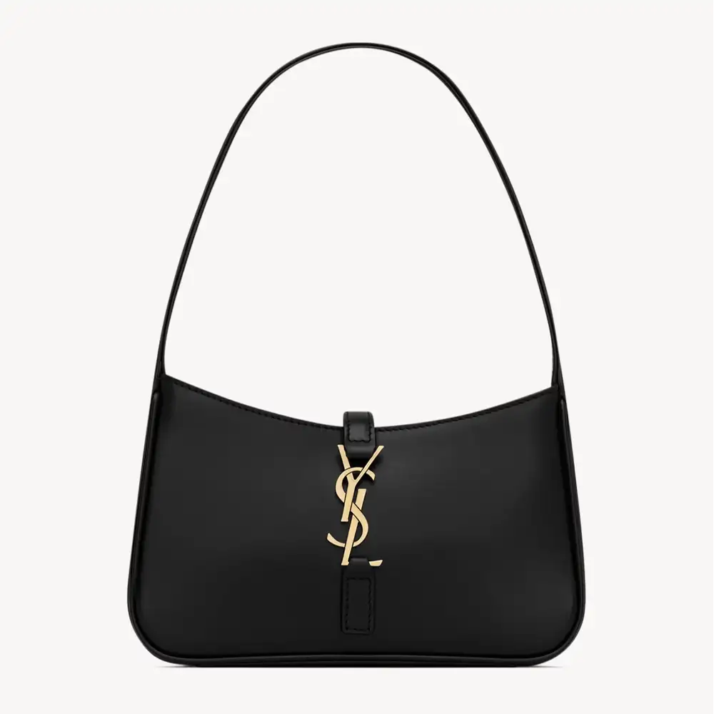 Saint Laurent Mini Le 5 À 7 In Smooth Leather Noir
