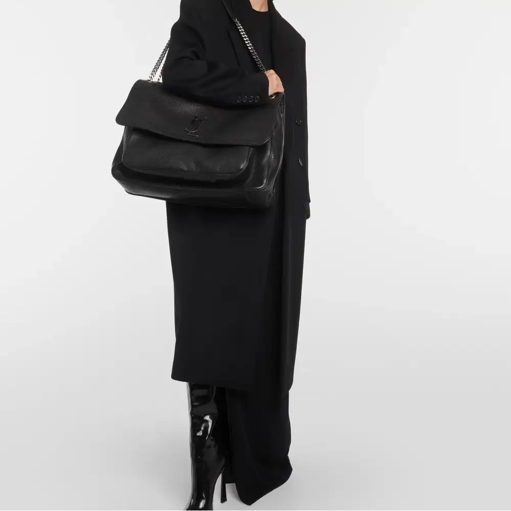 Saint Laurent Niki Jumbo Oversized Bag Model Shoulder Carry