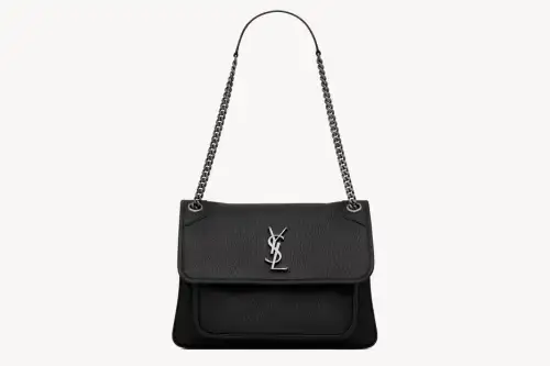 Saint Laurent Niki Medium In Grained Lambskin Black Featured image