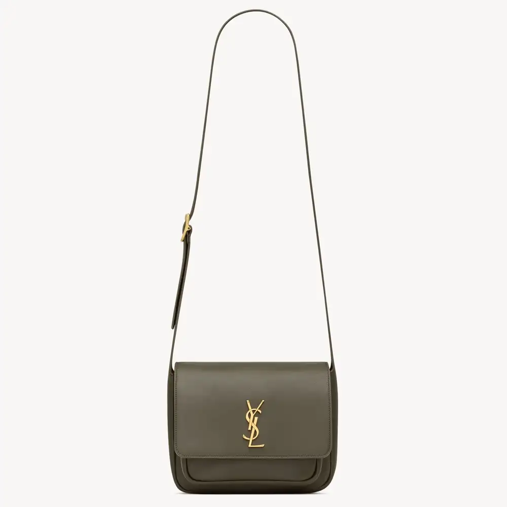 Saint Laurent Niki Satchel In Leather Light Musk