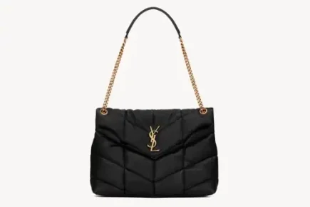 Saint Laurent Puffer Medium In Nappa Leather Black Featured image