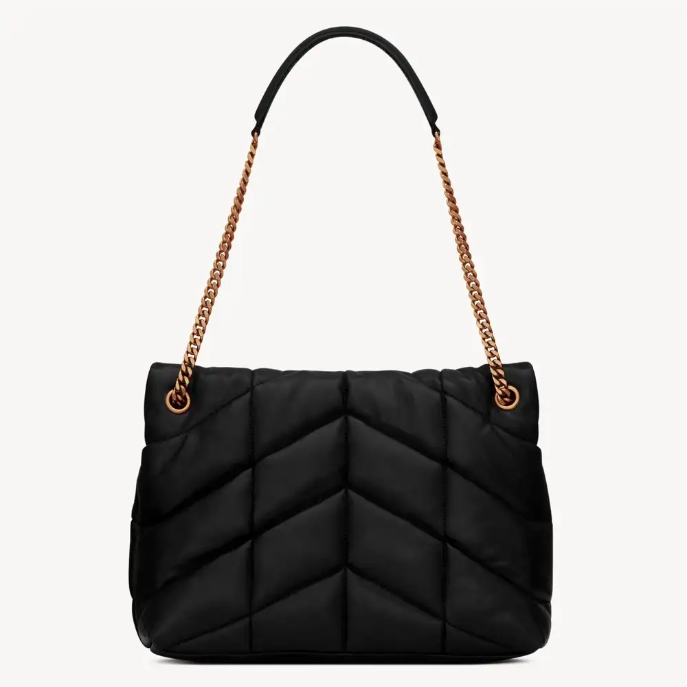 Saint Laurent Puffer Medium In Nappa Leather Black Interior pockets 2