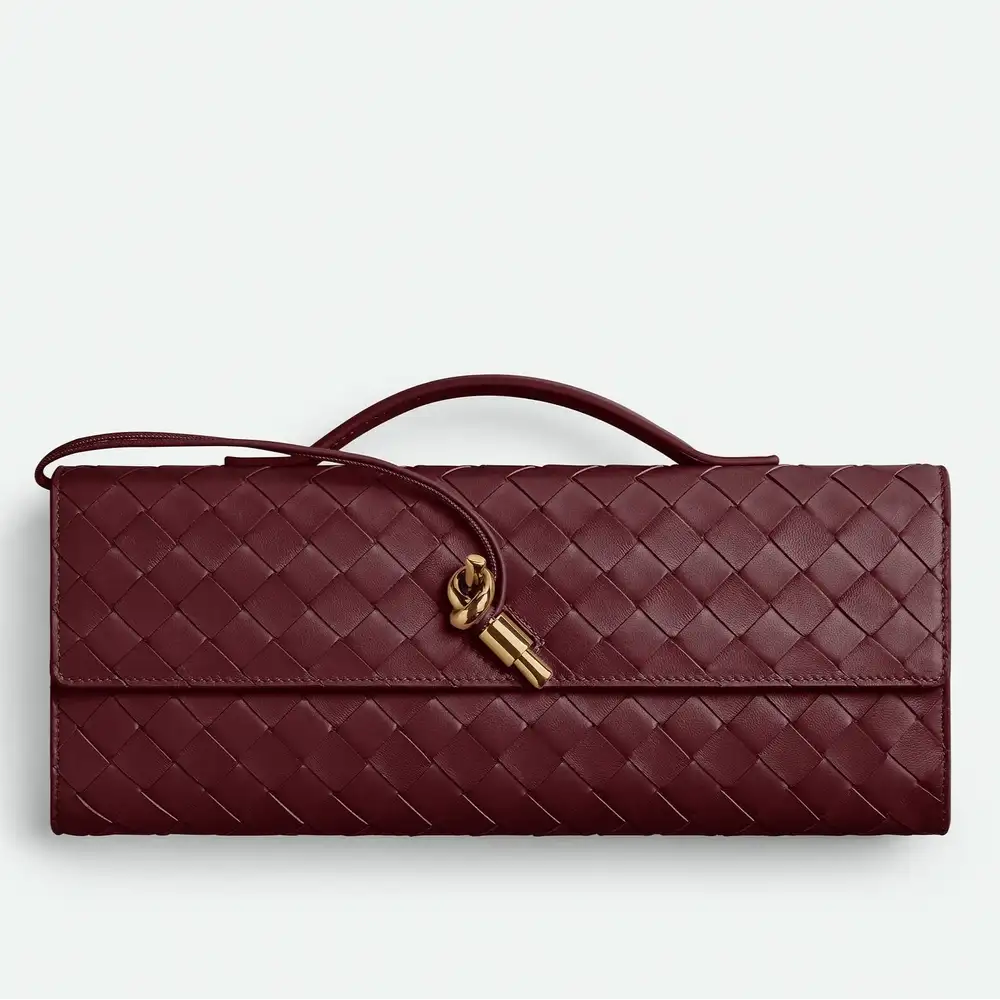 Bottega Veneta Andiamo Clutch Barolo