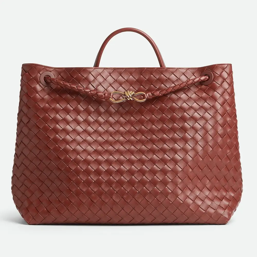 Bottega Veneta Andiamo Large Bag Sapele