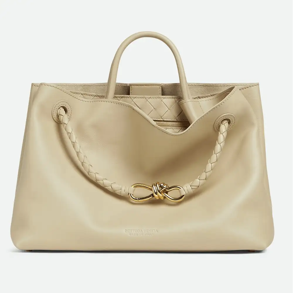 Bottega Veneta Andiamo Medium Bag Light Butterscotch