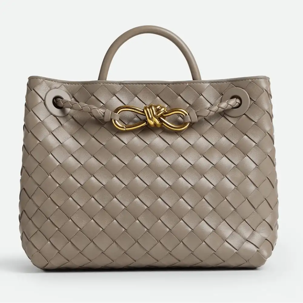Bottega Veneta Andiamo Small Bag Limestone