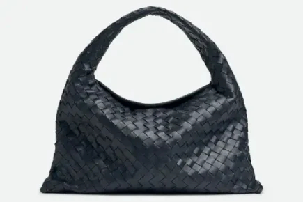 Bottega Veneta Hop Small Bag Black Featured image