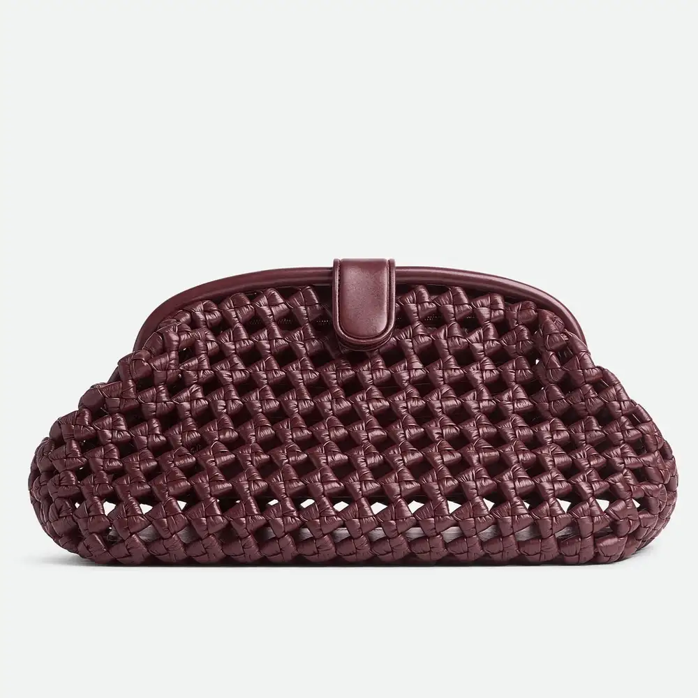 Bottega Veneta Large Lauren 1980 Madder Brown