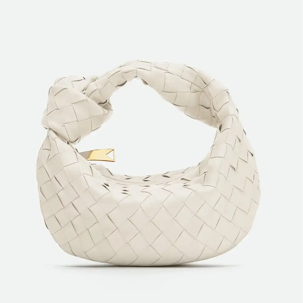 Bottega Veneta Mini Jodie Bag Chalk