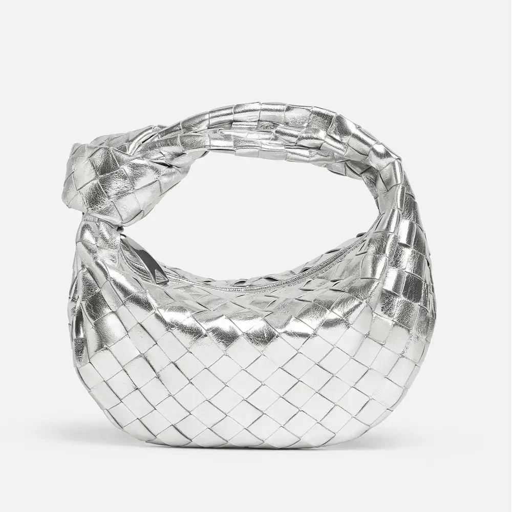 Bottega Veneta Mini Jodie Bag Silver 2