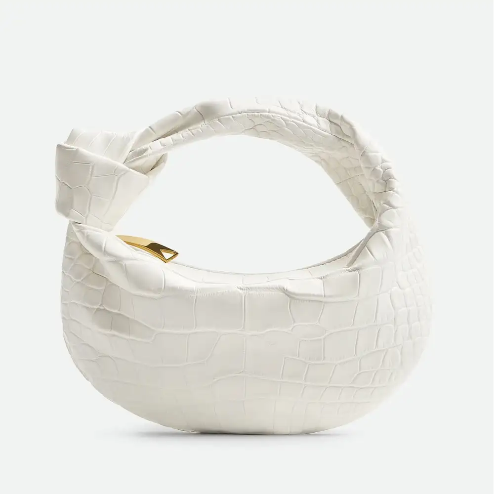 Bottega Veneta Mini Jodie Bag White