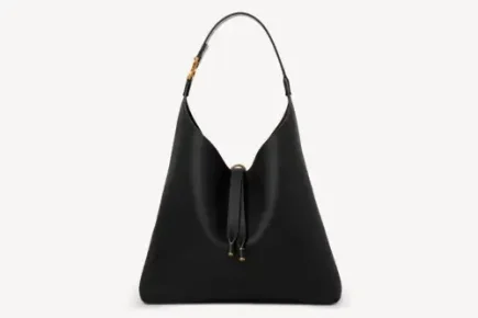 Chloe Marcie Hobo Bag In Grained Leather Black Featured image