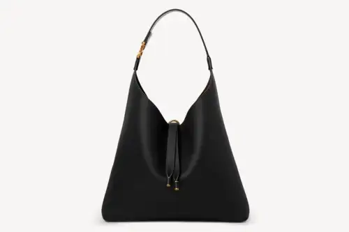 Chloe Marcie Hobo Bag In Grained Leather Black Featured image