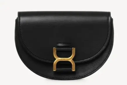 Chloe Mini Marcie Flap Bag In Soft Leather Black Featured image