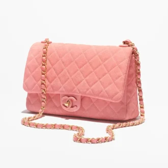 chanel flap bag suede calfskin lambskin gold tone metal AS5991B22723U5336 #2