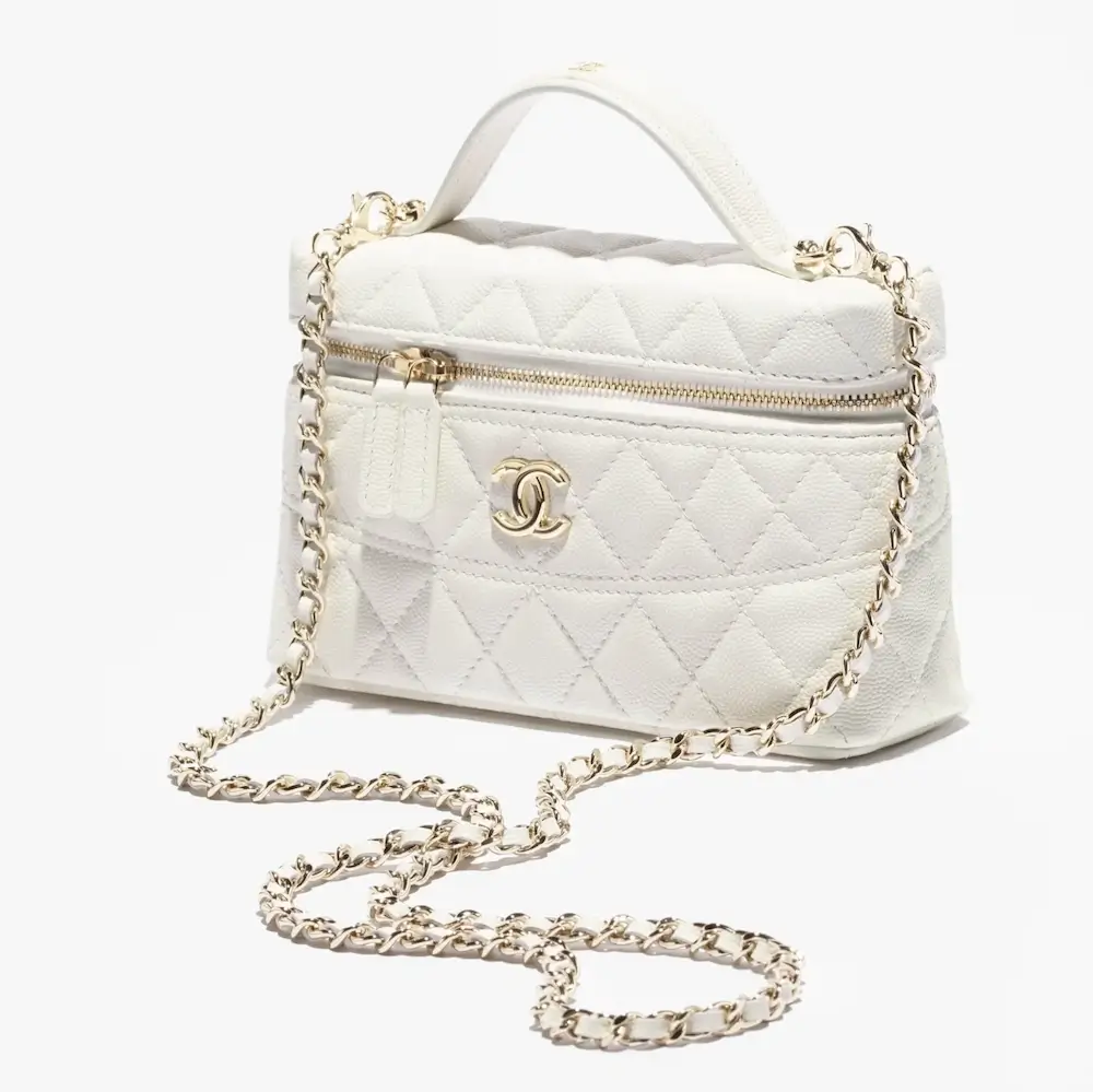 chanel vanity with chain grained shiny calfskin gold tone metal AP4407B2266510601