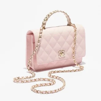 chanel wallet on chain grained calfskin imitation pearl gold tone metal AP4938B22654NH620