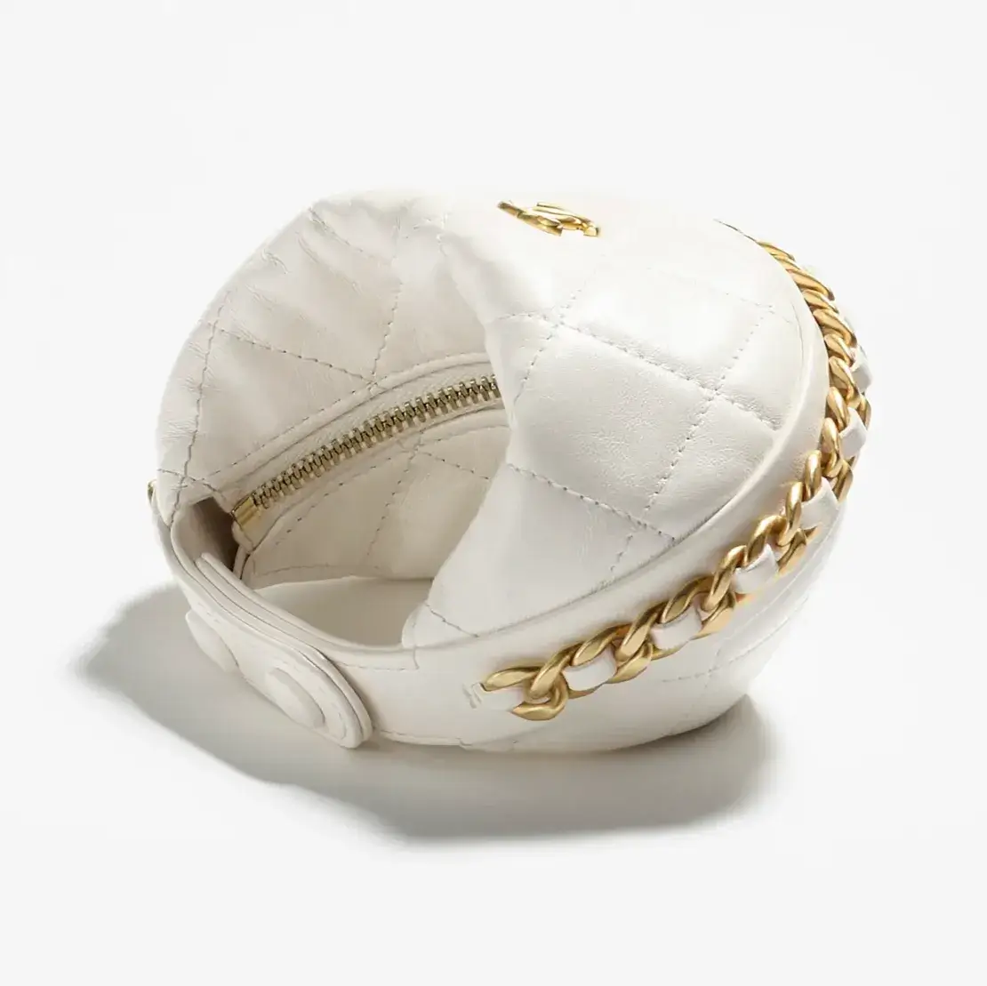 Chanel mini pouch shiny crumpled lambskin gold tone metal AP4692B2072310601