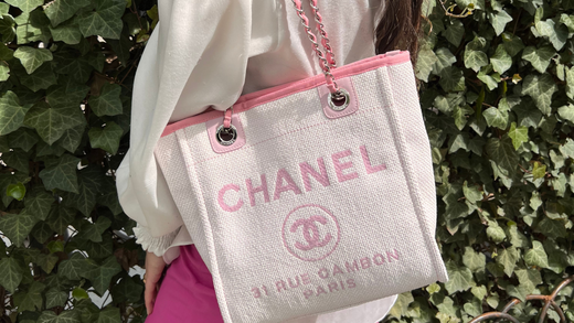 Chanel Deauville beach bag