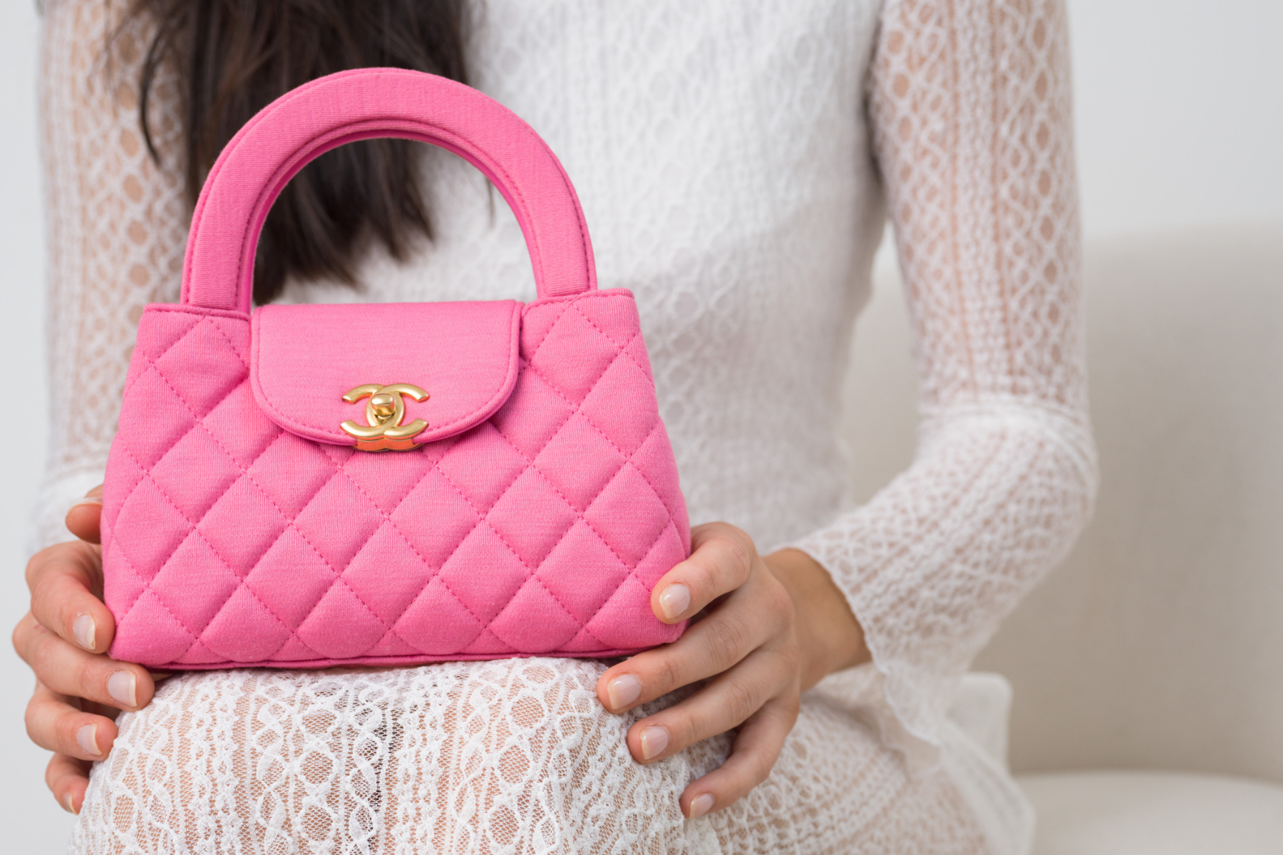 Pink Chanel bag