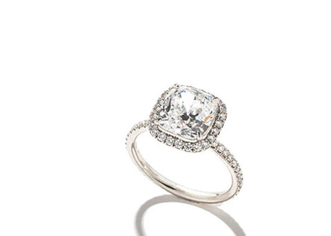 Cushion Cut Diamond Engagement Rings