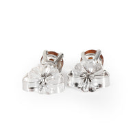 Fancy Orange Diamond Stud Earring in 14K White Gold (0.43 CTW Orange/I2-I3)