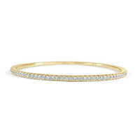 Diamond Bangle in 14K Yellow Gold (1.00 ctw)