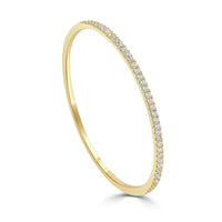 Diamond Bangle in 14K Yellow Gold (1.00 ctw)