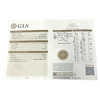 GIA Certified 0.44 Ct Round cut D SI2 Loose Diamond