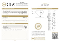 GIA Certified 0.57 Ct Radiant cut I VS1 Loose Diamond