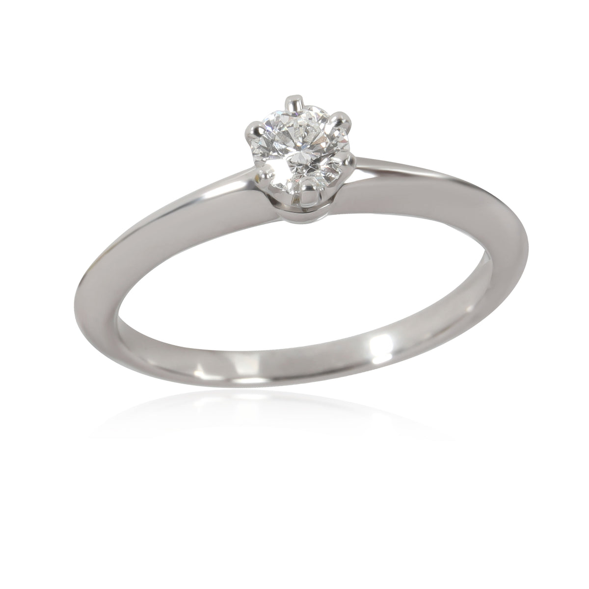 Diamond Engagement Ring in Platinum G VS1 0.24 CTW