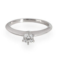 Solitaire Diamond Engagement Ring in Platinum G VS1 0.22 CTW