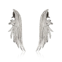 Diamond Ear Climbers in 18K White Gold 3.00 CTW